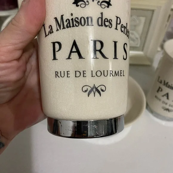Paris Bath Accessory Set - Cream - Picture 7 of 10